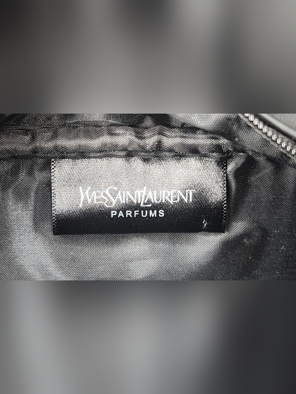 Yves Saint Laurent Black Logo Cosmetic Pouch, Enamel Flower Bracelet & Necklace - Picture 10 of 13